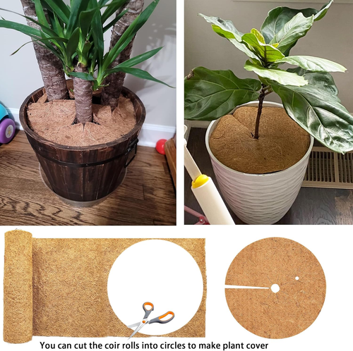 Coco Liner Roll 16X40 Inch -Natural Coconut Fiber Mat for Hanging Baskets,Plante - Picture 6 of 6