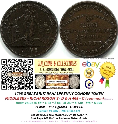 1795 Year UK Half Pennies for sale | eBay