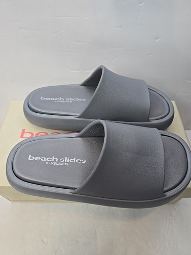 J Slides Sandals Womans 8M Grey Eva Squish Beach Slides Casual Comfort - Picture 6 of 11