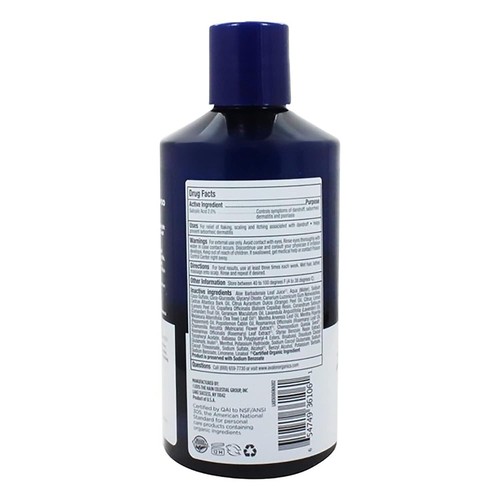 Avalon Organics Medicated Shampoo Anti Dandruff 1 Each 14 Oz - Picture 2 of 5