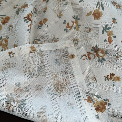 Mantel Otoño Poliéster Dorado y Crema - Imagen 4 de 4