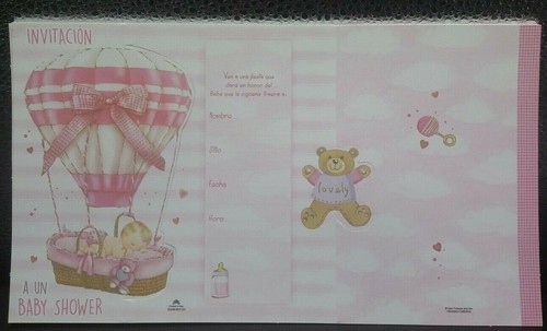 Invitaciones para Babyparty Español ~ Spanische Babyparty-Einladungen, Lieblingsmädchen - Bild 2 von 10