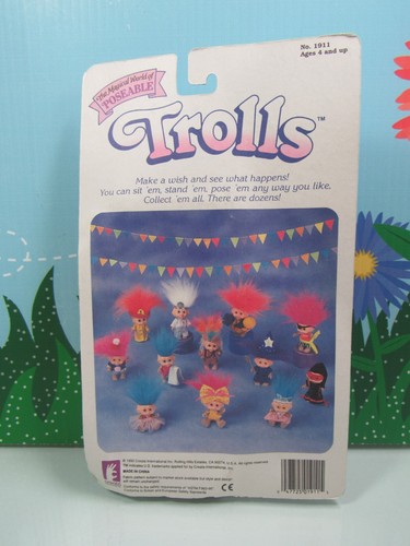 MAGISCHE WELT DER BEWEGLICHEN TROLLE NATIVE AMERICAN (TC) - 3" Creata Troll Puppe - NEU - Bild 3 von 5