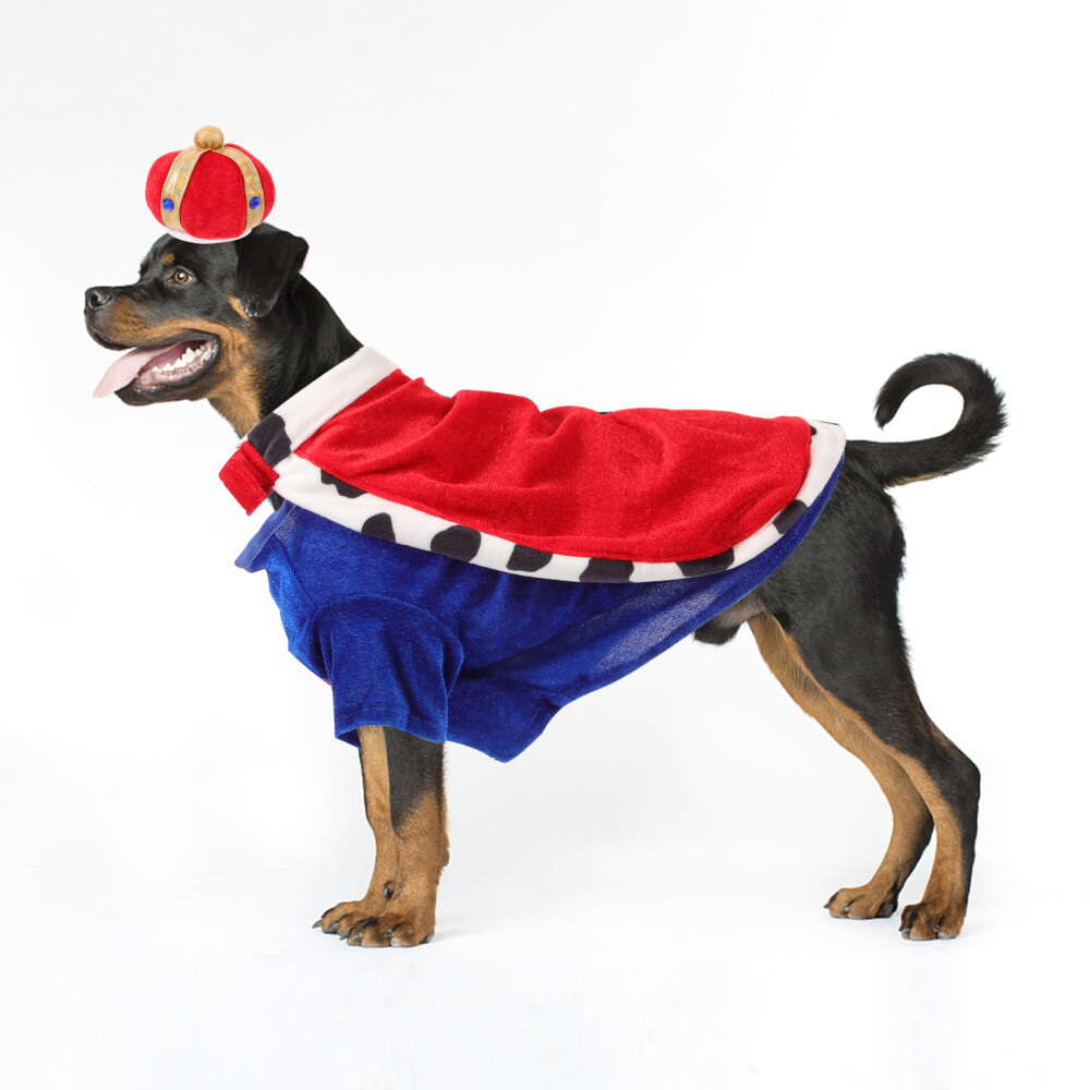 Husky Costume Dog Christmas Dogs Clothes Cosplay King Cloak eBay