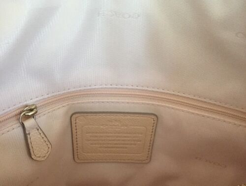 COACH 34339 Prairie Whiplash Leather Handbag Shoulder Bag Apricot MSRP $595 NWT - Picture 10 of 11