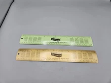 Vintage, Payless Shoes Advertising Calander Metal Advertising  Ruler. 1971 1972