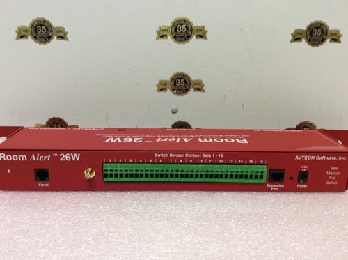 AVTECH Room Alert 26W MUPS External Sensor & power adaptor LTE05W-S1 - Picture 8 of 9