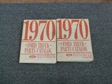 1970 Ford E200 Econoline Van Wagon Parts Catalog Manual Set Custom Club Chateau