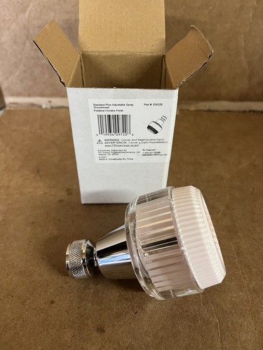 Lot 48 Standard Flow (2.5GPM) Shower Head Polished Chrome Finish UF5 - Picture 2 of 6