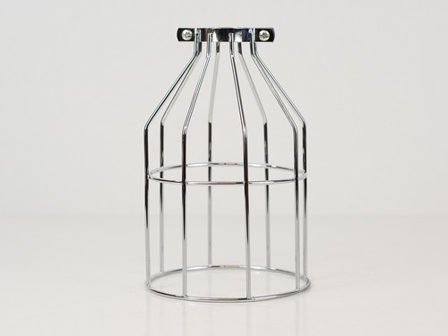 Jaulas de sombra de luz de alambre de metal industrial vintage para lámparas colgantes de escritorio iluminación - Imagen 62 de 95