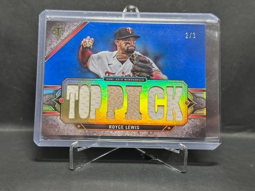 2024 Topps Triple Threads - Triple Threads Relics Royce Lewis #TTR-ROY1 Blue 2/3