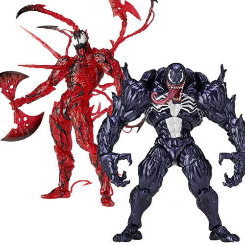 6.7'' Venom Action Figure Yamaguchi Revoltech Poseable Collectible Toy 17cm Gift - Foto 3 di 21