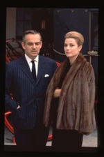 Grace Kelly Prince Rainier of Monaco 1961 Vintage Photo Agency 35mm Transparency