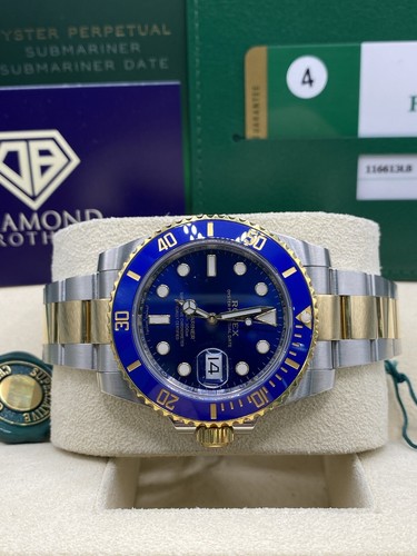 Rolex Submariner ‘bluesy’ 116613LB 2018 with box and papers. - Picture 3 of 6