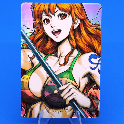 One Piece Nami Rainbow Foil Holographic Anime Character Figure Art Card B | eBay One Piece Nami Rainbow Foil Holographic Anime Character Figure Art Card B | eBay