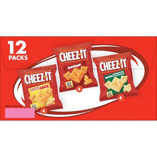 Cheez-It Variety Pack Cheese Crackers, 12.1 oz, 12 Count - Picture 12 of 14