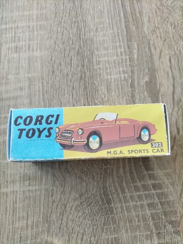 Corgi Promotional Oversize  No302  MGA Sports Car - Replica / Copy Box only - Picture 1 of 4