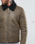 con Shearling Faux Asos Khaki Jacket etichette In 70 Nuovo £ Rrp 44Hz1Wn