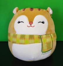 Squishmallows 8  Erin the Squirrel with Fall Scarf Fall Harvest Plush Stuffed