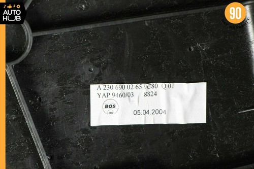 03-06 Mercedes R230 SL500 SL55 AMG Trunk Interior Rear Cargo Luggage Cover OEM - Picture 11 of 12