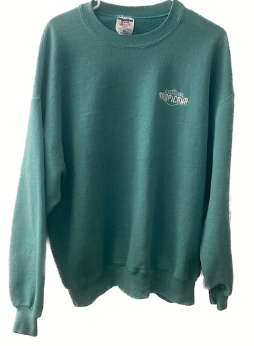 Tropicana Casino Las Vegas Sweatshirt by JerZees, Men's XL, Teal, Made in US Vtg - Picture 1 of 6