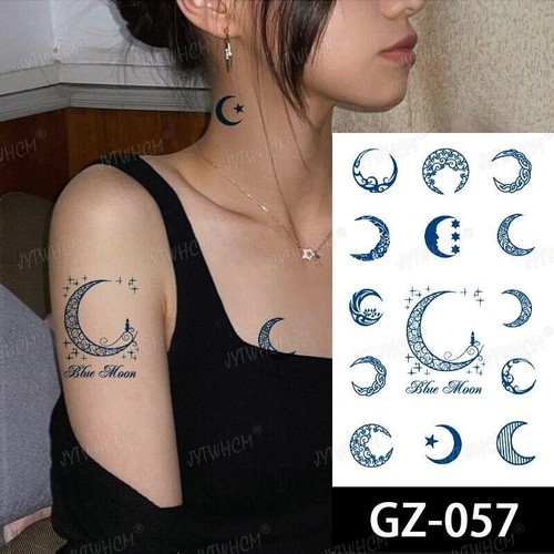 Semi Permanent Temporary Tattoos Womens Mens Waterproof Tattoo Long Lasting UK - Picture 150 of 173