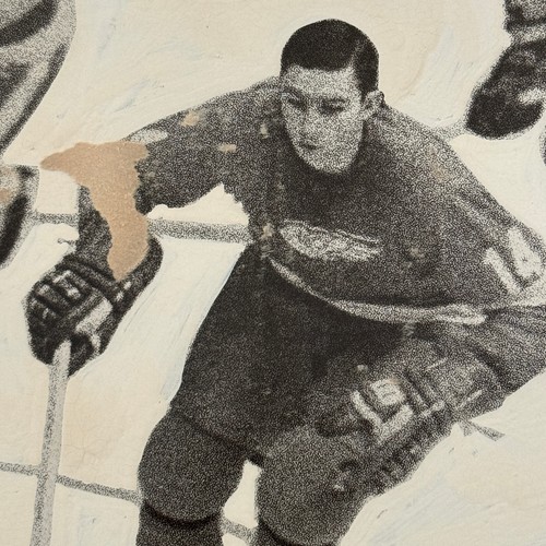 Nick Libett Detroit Red Wings Hockey Player Photo Photograph Vintage Mockup - Picture 2 of 9
