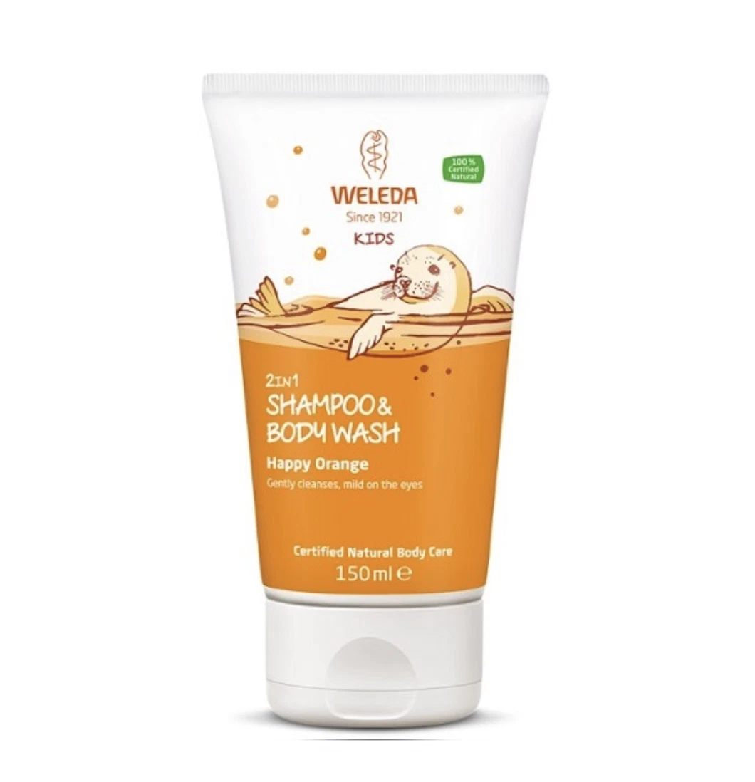 Shampoo & Body Wash WELEDA KIDS 2IN1 HAPPY ORANGE 150ml / 5.1 OZ