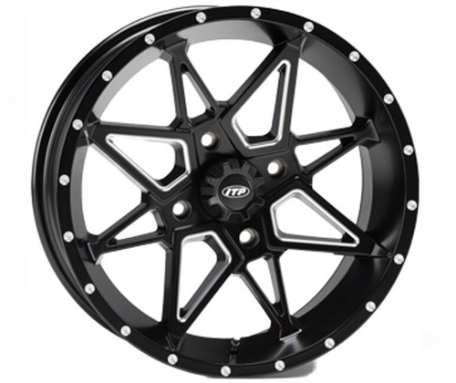 Kit 4 EFX MotoClaw Tires 31x10-15 on ITP Tornado Matte Black Wheels 1KXP - Picture 3 of 5