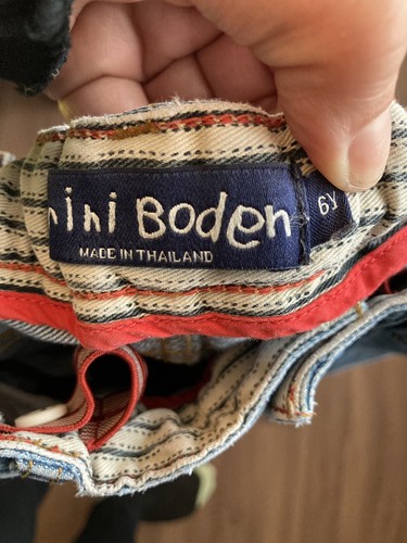 Mini Boden Boys 6y Jeans Blue Denim Adjustable Waist - Picture 3 of 4