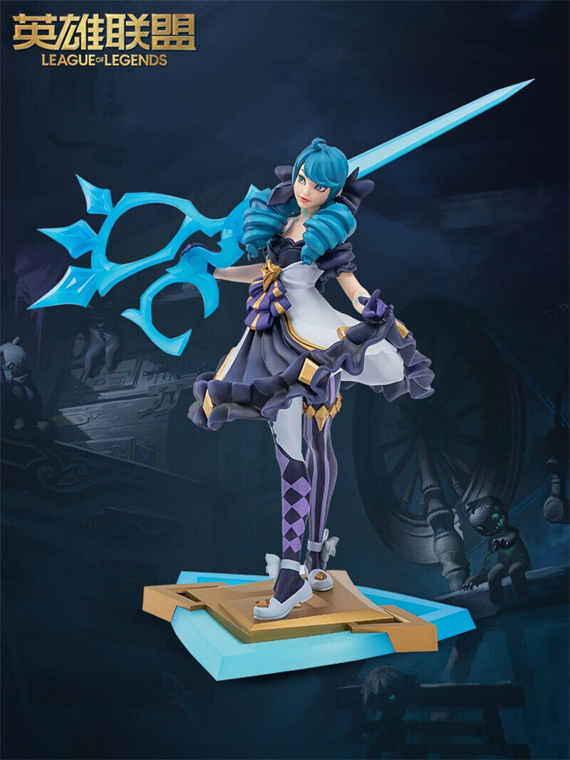 Official！ 26.5cm League of Legends Gwen Action Figure PVC Model