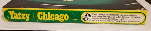 Vintage 1975 Yatzy + Chicago Game Board Dice Game France - Picture 4 of 4