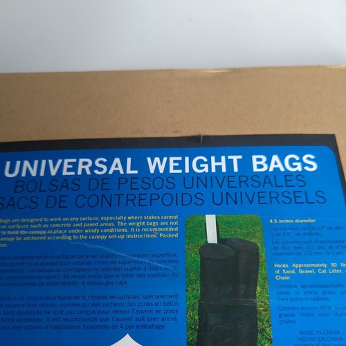 King Canopy Universal Gewichtstaschen vierteiliges Set 4,5 Zoll Durchmesser - Bild 2 von 5