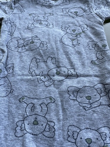 Carter’s Koala Print Short Sleeve Bodysuit in Gray/Black/Green - Size 9 Months - Bild 7 von 12
