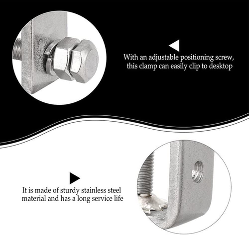 5Pcs Stainless Steel C-Clamp Wood ClampsTiger Heavy Duty Wood Working Heavy Du - Bild 3 von 7