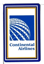 Single Airline Playing Card "Continental, COA-214D" Chan/Mertens #, Stand