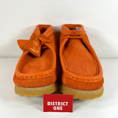 OVO Drake x Clarks Originals Wallabee Low Neon Orange - Size