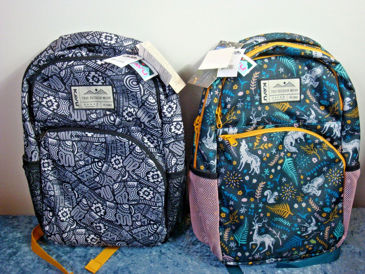 KAVU Packwood Backpack Choose Doodle Ribbon or Fairy Trail NWT eBay