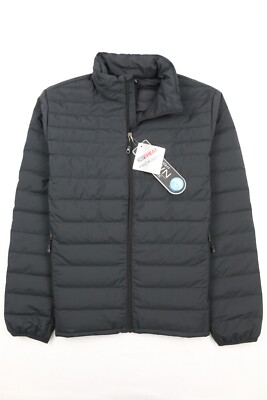 32 Degrees Men's Down Jacket M Black Packable Lightweight Water