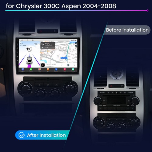 Radio de coche para Chrysler 300 300 C 2005-2010 Android 13 GPS NAVI WIFI+4G DAB+KERM - Imagen 2 de 14
