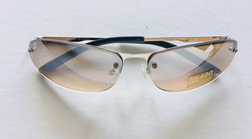One SUNGLASSES UV400 100%UV Block Silver Metal Frame+Lens Different Color (M30) - Picture 8 of 12