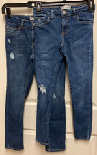 LOT of 2 Girls Levi's Stretch Denim Jeans-710 Super Skinny  Boyfriend Size 10 