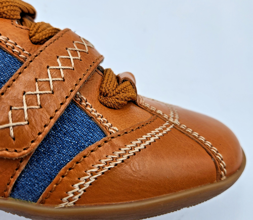 Vintage Christian Dior Women's Denim & Leather Sneakers EU36 US6 RARE - Picture 14 of 16