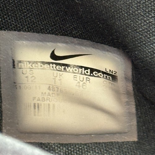 Nike Zoom Hyperdunk Zapatos Para Hombres 12 Negros 2011 Low Linsanity Knicks 487638-081 - Imagen 10 de 12