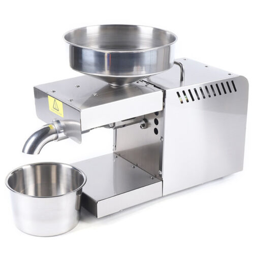 610W Automatic Cold Hot Oil Press Machine Extractor Stainless Steel - Picture 5 of 12
