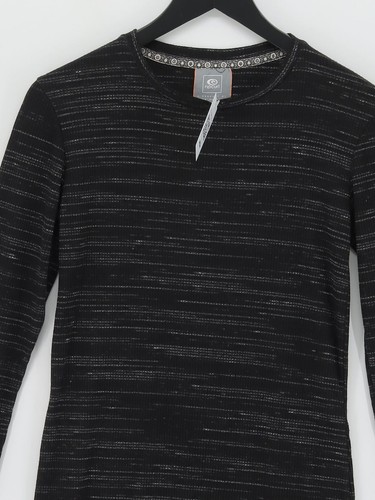 Rip Curl Women's Midi Dress UK 8 Black Cotton with Other T-Shirt Dress - Picture 3 of 5