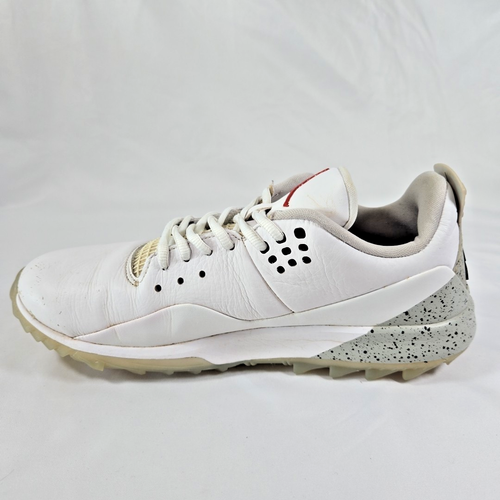 Nike Air Jordan ADG 3 Herren UK Größe 7 US 8 EUR 41 Weiß Zementgrau Golfschuhe - Bild 3 von 10