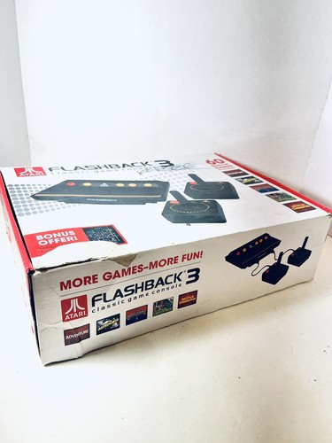 Atari Flashback 3 Classic Game Console With 60 Built In Games Org Box Poster - Picture 12 of 12