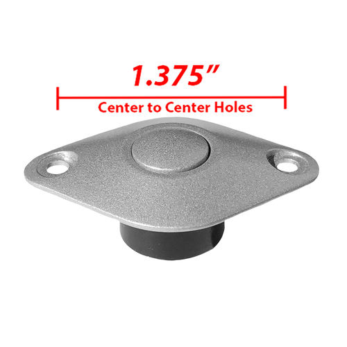 7/16 Silver Dzus Fasteners Push Button Latch Fastener 1.375" Pop Rivet Spacing - Bild 2 von 6