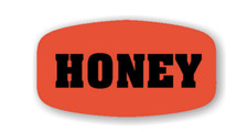 1000 each per roll HONEY FOOD MERCHANDISE LABELS STICKERS decals new
